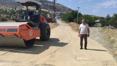 Çay İlçesi Elbiz Mahallesinde Çalışmalar Tüm Hızıyla Sürüyor