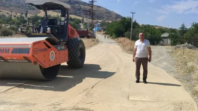 Çay İlçesi Elbiz Mahallesinde Çalışmalar Tüm Hızıyla Sürüyor