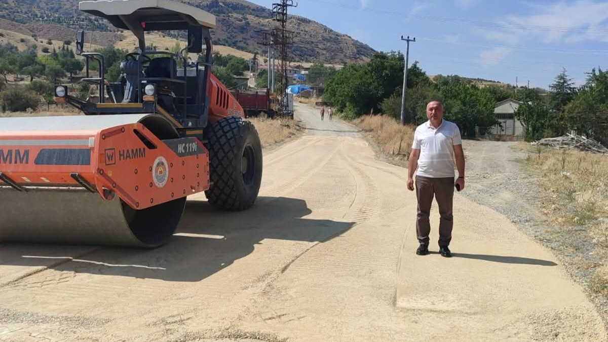 Çay İlçesi Elbiz Mahallesinde Çalışmalar Tüm Hızıyla Sürüyor