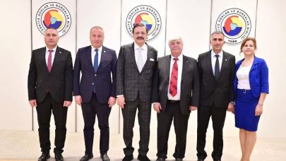 Çay İlçesinden TOBB'da Üst Düzey Buluşma