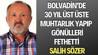 Bolvadin’in Muhtarı Salih Sözer 30 Yıl Hizmetle İz Bıraktı