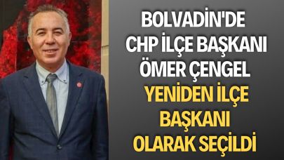 CHP Bolvadin İlçe Başkanı Ömer Çengel Güven Tazeledi