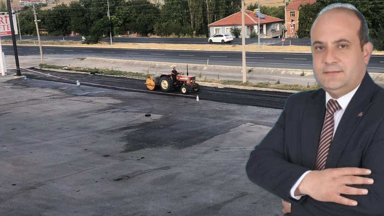 Bolvadin&#039;in Dişli Kasabası&#039;nda Asfaltlama İşlemi Sürüyor