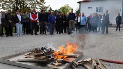 Afyonkarahisar'da 150 Personel Acil Toplanma Alanında Yerini Aldı