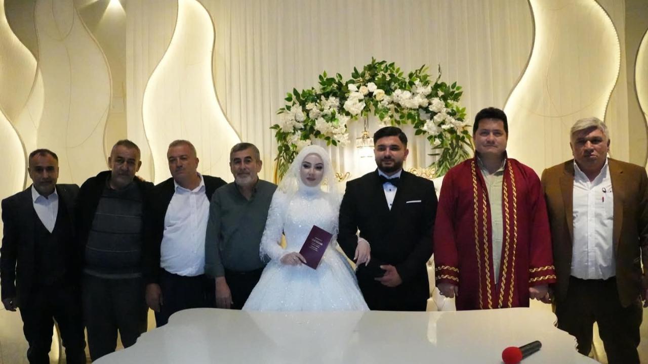 Başkan Aynacı Genç Çiftin Nikahını Kıydı