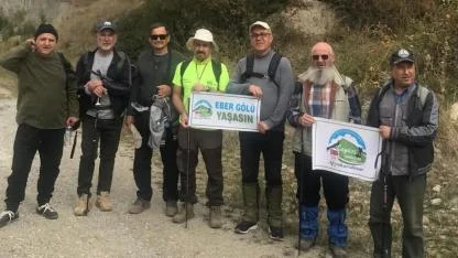 Çay'da Dağcılar Hacı Pınar Barajı’nda Doğayla Buluştu