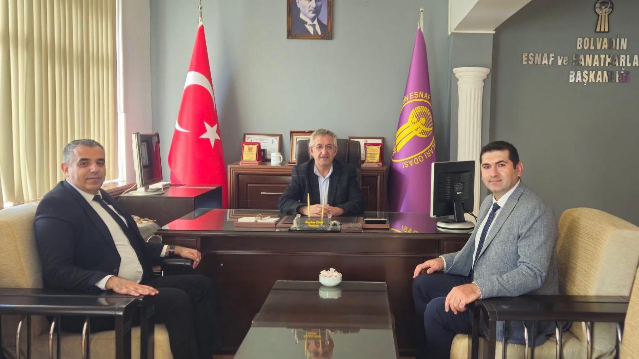 SGK İl Müdürü Süleyman Çelikbaş Bolvadin’de Ziyaretlerde Bulundu