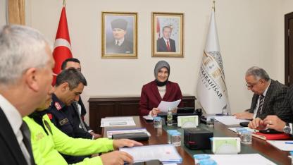 Trafik Güvenliği Toplantısına Vali Yiğitbaşı Katıldı