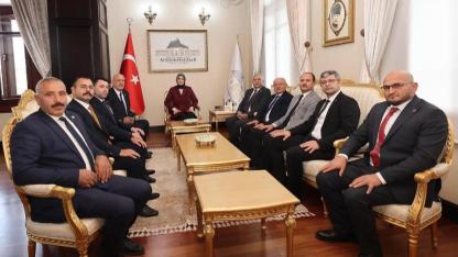 Vali Yiğitbaşı, İl Genel Meclisi Heyetini Makamında Ağırladı