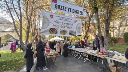 Afyonkarahisar’da Kermes Yaptılar! Kazanç Oraya Gönderiliyor