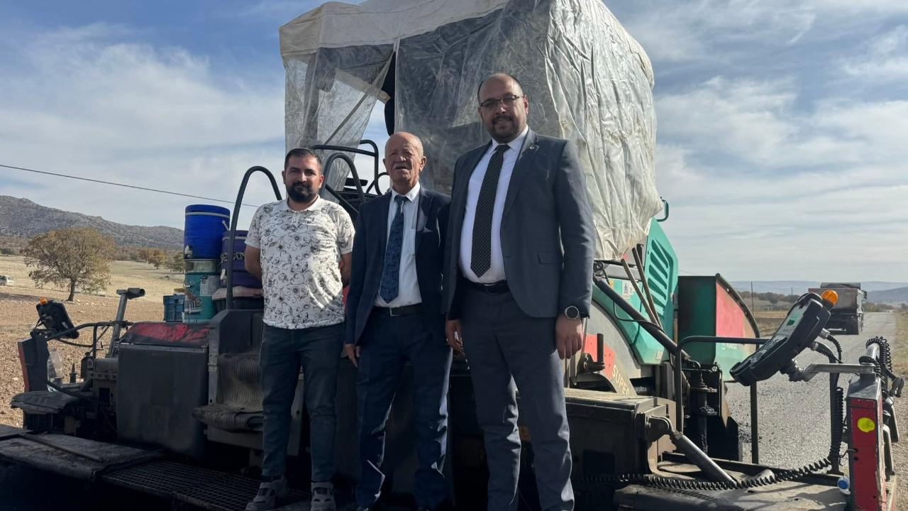 Bayat–Çukurkuyu Yolunda Asfalt Çalışmaları Sürüyor