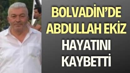 Bolvadin İlçesinde Abdullah Ekiz Hayatını Kaybetti