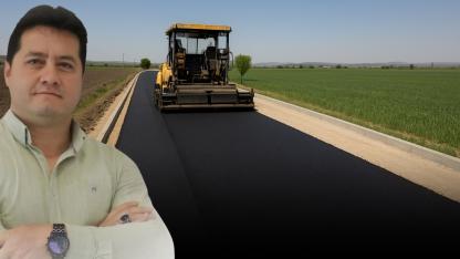 Bolvadin’de Çiftçilerin Kullandığı Tarım Yolu Yenilendi