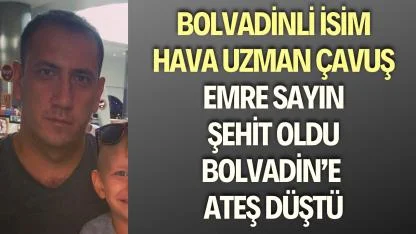 Bolvadin’e Ateş Düştü! Bolvadinli İsim Şehit Düştü