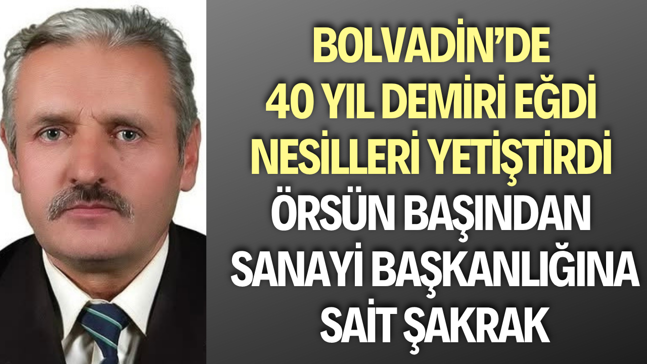 Bolvadin’in Demir Çınarı: 40 Yılı Aşan Emeğin Adı Sait Şakrak