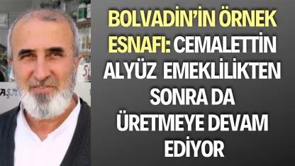 Bolvadin’in Örnek Esnafı: Cemalettin Alyüz, Emeklilikten Sonra da Üretmeye Devam Ediyor