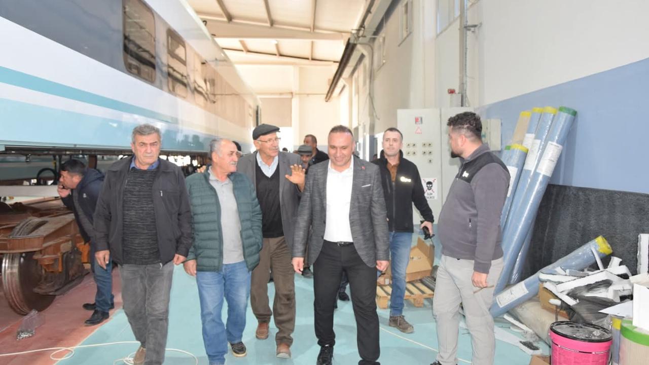 • Çay İlçesinde TMS Bakım Tesislerinde Çalışmalar Değerlendirildi