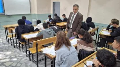 Çobanlar’da MEBİ Deneme Sınavı Başarılı Şekilde Gerçekleştirildi