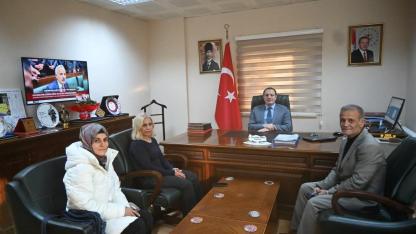 Kaymakam Türker'den Hayvanseverler Derneği'ne Destek Sözü Verildi