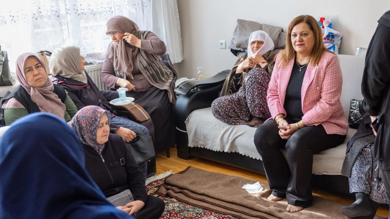 Başkan Burcu Köksal Bolvadin’de Acıyı Paylaştı