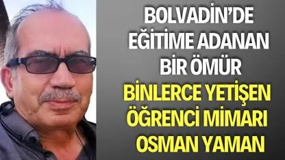 Bolvadin’de Bir Ömür Eğitime Adandı! Osman Yaman’ın Eğitimde İz Bırakan Serüveni