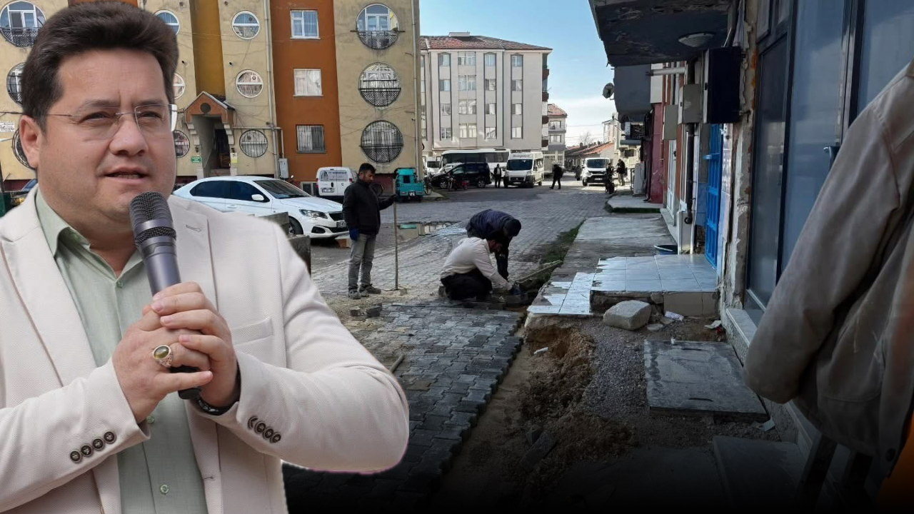 Bolvadin’de Yol Konforu Artıyor: Kaymaz Mahallesi’nde Parke Çalışmaları Hızlandı