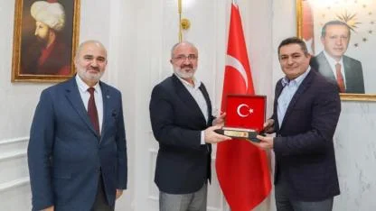 Çobanlar'da Başkan Altuntaş'a Diyanet'ten Üst Düzey Temas