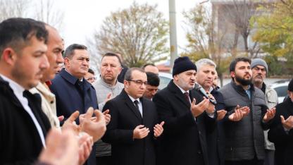 Çobanlar’da Cami Temeli Dualarla Atıldı Altuntaş: Hızla Tamamlanacak