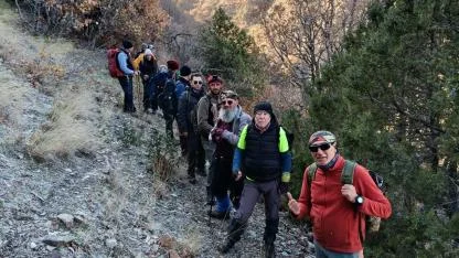Elbiz Deresi’nde Zorlu Kanyon Geçişi! Çay’da Çaydos Doğayı Yeniden Keşfediyor