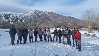 2026’ya Kar Altında Merhaba! Çaylı Dağcılar Yeni Yıla Doğada Başladı