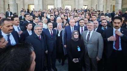 Afyonkarahisar Heyeti Cumhurbaşkanı Erdoğan’la TBMM’de Bir Araya Geldi
