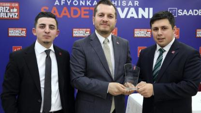 Afyonkarahisar Saadet Partisi’nde Bayrak Değişimi Yaşandı