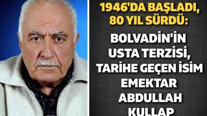 Bir Ustanın Ardında Kalan Miras: Bolvadin’den Türkiye’ye Emek Dersi