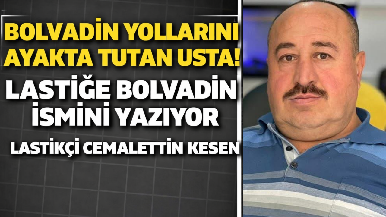 Bolvadin Yollarını Ayakta Tutan Usta! Lastiğe Bolvadin İsmini Yazıyor Lastikçi Cemalettin Kesen