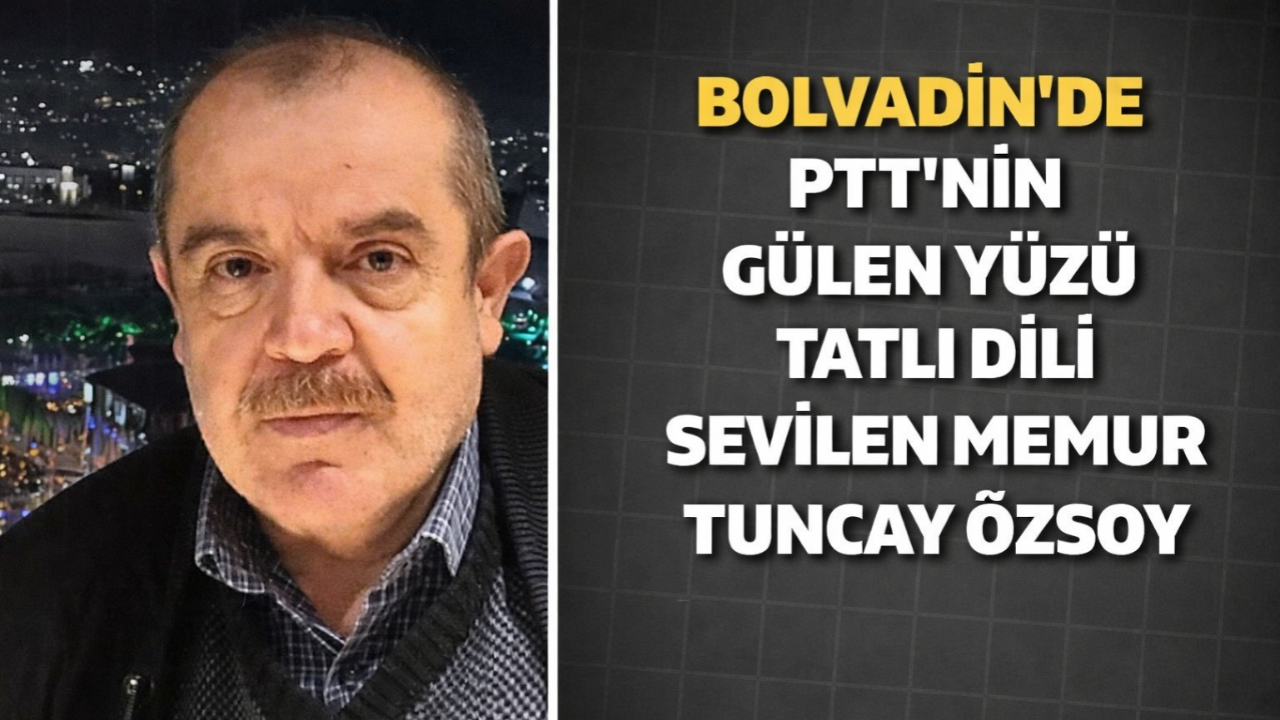 Bolvadin’de PTT’nin Gülen Yüzü Tatlı Dili Sevilen Memur Tuncay Özsoy