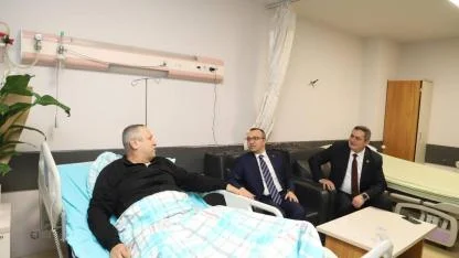 Bu Buluşma Çobanlar’a Çok Yakıştı! Başkanlar Hastanede Buluştu