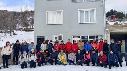 Çay Dağcılık Sınırları Aştı! Bölgesel Dağcılık Faaliyeti Tertiplediler