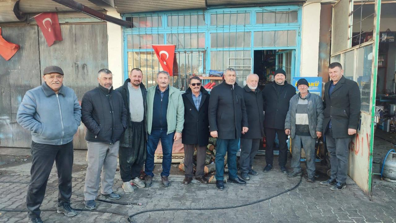 Sultandağı Dereçine’de Esnaf Ziyareti Sahadan Güçlü Birlik Mesajı Verildi