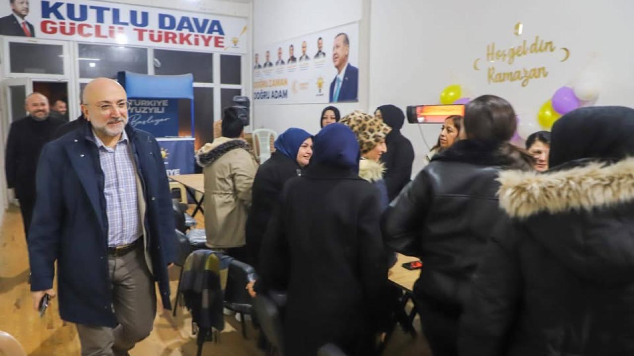 AK Parti Heyeti Sultandağı’nda İftarda Buluştu