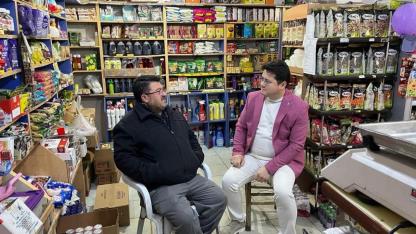 Başkan Aynacı Bolvadin’de Vatandaşlarla Buluştu