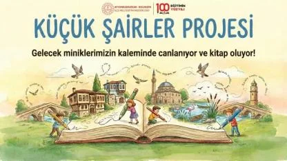 Bolvadin’de Minik Şairlerin Dizeleri Kitaplaşıyor: Kitap Adı Halk Oylamasıyla Belirlenecek