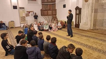 Bolvadin’de Öğrenciler Teravih Namazında Buluştular