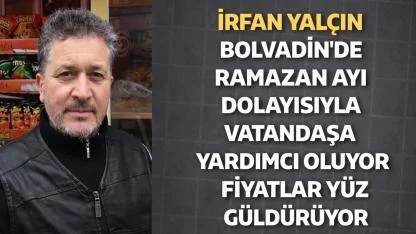 Bolvadin’de Ramazan Dayanışması: İrfan Yalçın’dan Uygun Fiyatlı Satış