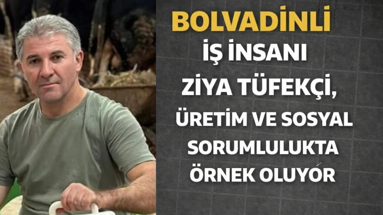 Bolvadinli İş İnsanı Ziya Tüfekçi Üretim Ve Sosyal Sorumlulukta Örnek Oluyor