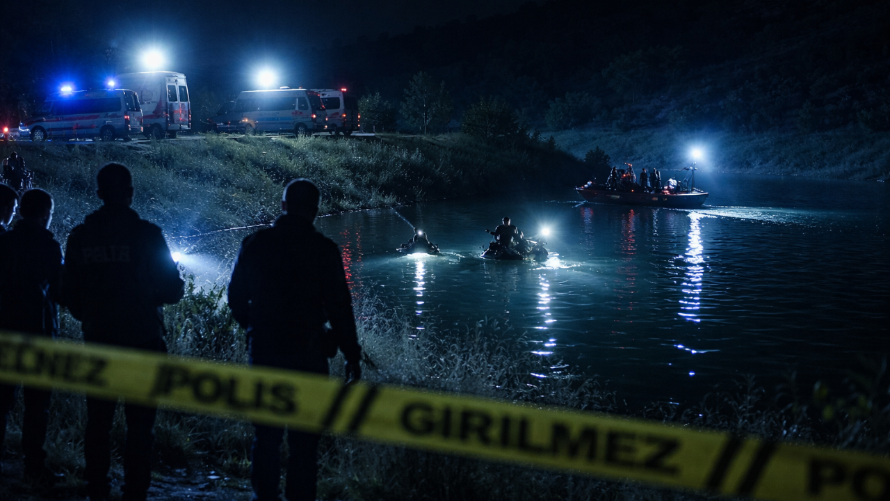 İhsaniye Ayazini’de Ciğerler Yandı 22 Yaşında Gölete Düştü