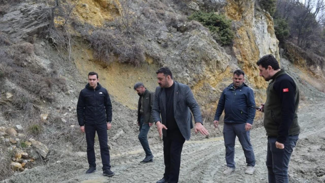 Sultandağı Heyelan Meydanında İnceleme Yapıldı