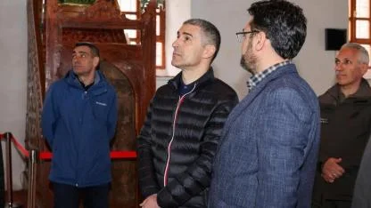 Afyon’da Unesco Tescilli Camiye Vali Aktaş’tan İnceleme