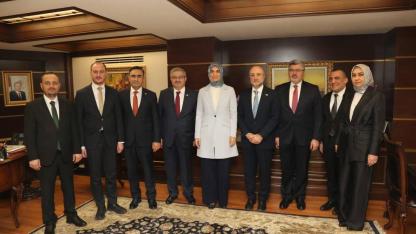 AK Parti Afyon Heyetinden Ankara’da Üst Düzey Temas
