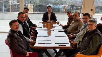 Başkan Aynacı Bolvadin’de Basın Mensuplarıyla Buluştu