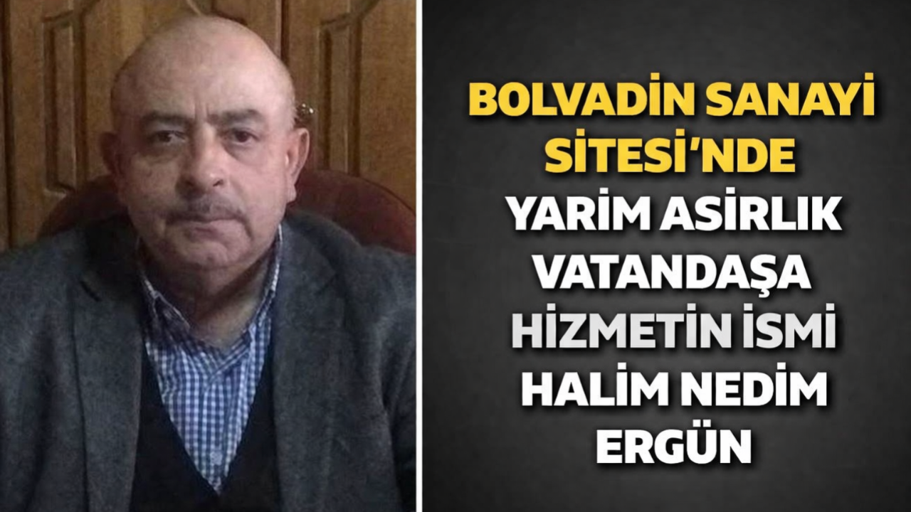 Bolvadin Yeni Sanayi Sitesi’nde Yarım Asırlık Vatandaşa Hizmetin İsmi Nedim Ergün
